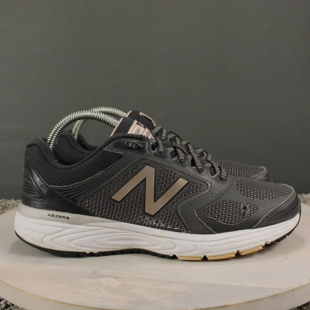 New Balance 860v7 Running Shoes Womens 8.5 Gray Mesh Athletic Sneakers